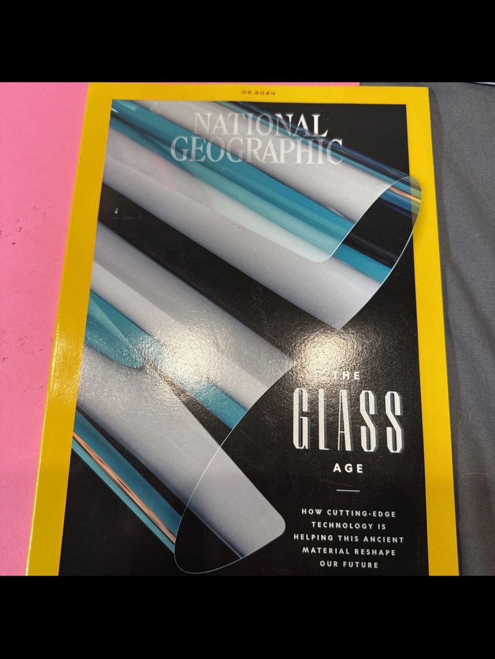 National Geographic Magazine February 2024 The Glass Age